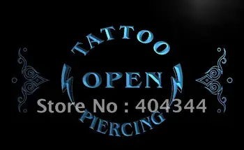 LK142 - Tetovējums, Pīrsings, Atveriet Displeja JAUNO LED Neona Gaismas Zīme, mājas dekoru amatniecības