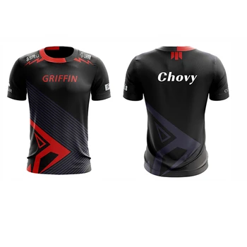 LOL LCK Griffin Spēlēt Jersey Vienotu Chovy Fanu T-krekla, Vīriešu, Sieviešu T krekli GRF Komanda Pasūtījuma ID Tee Kreklu Koreja