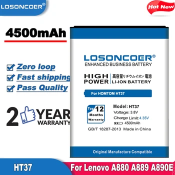 LOSONCOER 4500mAh HT37 Akumulatoru HOMTOM HT37 Pro HT37Pro HT37 Augstas Kvalitātes Telefonu Baterijas