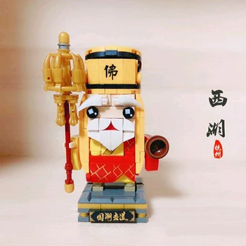 LOZ Ķīnas Leģenda Par Balto Čūsku, Sieva, Vīrs, Māsa Budistu Mūks Monster Mini Bloki, Ķieģeļi Celtniecības Rotaļlieta Bērniem, kas nav Kaste