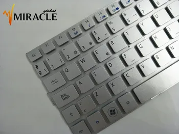 Labas Nomaiņa Klaviatūras Acer 5943G 5943 5950 5950g SP/LA spāņu, latīņu versija sudraba klaviatūras krāsa PK130C31017 Karstā Pārdošanas