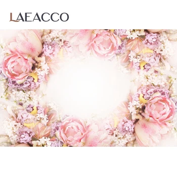 Laeacco Marmora Ziediem, Ziedlapiņu Tekstūra Bērnu Dzimšanas Pet Lelle, Modelis, Foto Fona Photocall Foto Fons Foto Studija