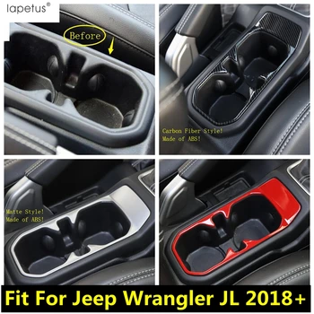 Lapetus Piederumi Jeep Wrangler JL 2018 2019 2020 ABS Priekšējā Sēdekļa Ūdens Kausa Turētājs Rāmja Formēšanas Vāciņu Komplekts Apdare