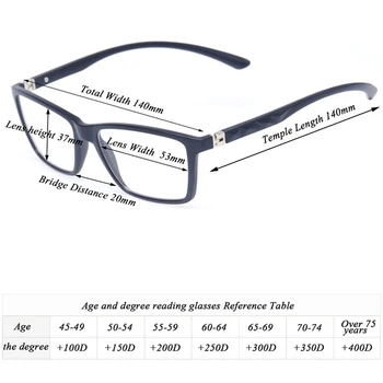 Lasījums Brilles Liela Vērtība, Kvalitātes, Stilīgu Lasītāji Modes Sieviešu un Vīriešu Brilles lasīšanai Unisex Briļļu Rāmja Materiāls