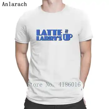 Latte Larry T Kreklu, Kokvilnas Saules Plus Izmēra 5xl Pasūtījuma Atpūtas Modes Apģērbu Pavasara Krekls