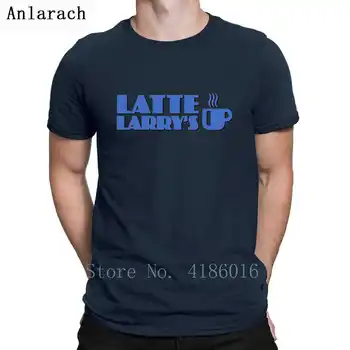 Latte Larry T Kreklu, Kokvilnas Saules Plus Izmēra 5xl Pasūtījuma Atpūtas Modes Apģērbu Pavasara Krekls