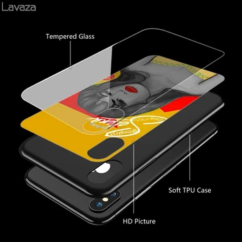 Lavaza Selena Quintanilla Rūdīts stikls TPU Case for iPhone XS MAX XR X 8 7 6 6S Plus