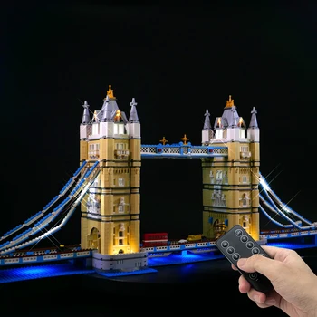 Led Light Komplekts lego 10214 Arhitektūra, London Tower Bridge ēkas Gaismu Komplekts Saderīgs Ar 17004 (NAV iekļautas Modelis)