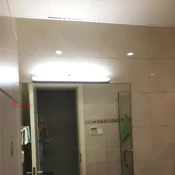 Led spogulis gaismas ūdensizturīgs vannas istaba, spogulis, sienas lampas, ministru kabineta lampas modernās nerūsējošā tērauda sienas sconce iedomība apgaismojuma armatūra