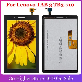 Lenovo CILNES 3 Lcd Displejs, Touch Screen Stikla Sensora Nomaiņa 710F 710 710L Tab3 TB3-710F TB3-710 TAB3-710 Ekrāns