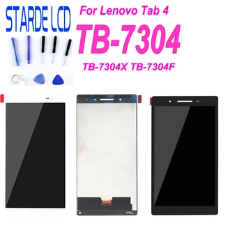 Lenovo IdeaTab 4 TB-7304X TB-7304F TB-7304 TB 7304X LCD Displejs 7304F Touch Screen Digitizer Montāža Tablete Matricas Daļas