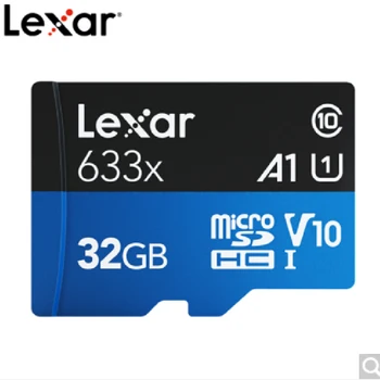 Lexar 633X 95mb/s Micro SD Kartes TF 32GB/64GB/128GB/256 GB/512 GB SDHC SDXC Atmiņas MINI TF Karšu Lasītājs Uhs-1, Lai Dūkoņa Gopro Sporta