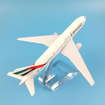 Lidmašīnu modeļa Boeing 777 emirātu aviokompāniju gaisa kuģu 777 Metāla Cietā simulācijas lidmašīnas modelis bērniem rotaļlietas Ziemassvētku dāvanu
