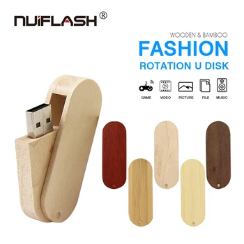 Liela ātruma USB 2.0 Koka bambusa USB flash disku, pildspalvu vadītāja koka pendrive 64 GB 8 GB 16 GB 32 GB USB creativo