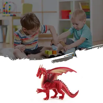 Lielas Uguns Pūķi Attēls Rotaļlietu Komplekts Izglītības Imitētu Dinozaura Modelis Dinozauru Rotaļlietas Simulācijas Rotaļu Dinozauru Kolekcija Modelis