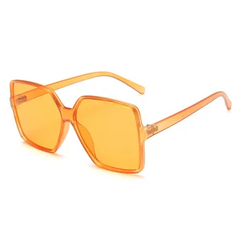 Liels Objektīva Laukumā Saulesbrilles Sieviešu 14 Krāsas Vīriešu Luksusa Zīmolu Briļļu Lielgabarīta Saules Brilles Sieviešu Toņos Coulos Anti-UV