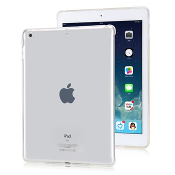 Lietā Par iPad 9.7 2017 2018 MiNi 1 2 3 TPU Caurspīdīga Silikona Triecienizturīgs Vāks iPad Gaisa 1Back Gadījumā