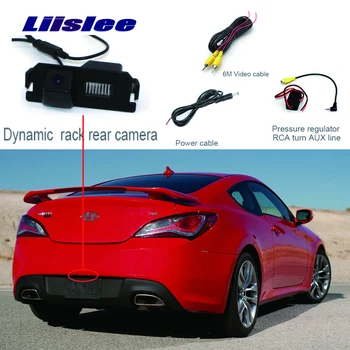 Liislee Par Hyundai Genesis Coupe Aizmugures Skata Kamera, Parkošanās Atpakaļgaitā Backup Kameru novietot Auto rezerves atpakaļskata hd kameras