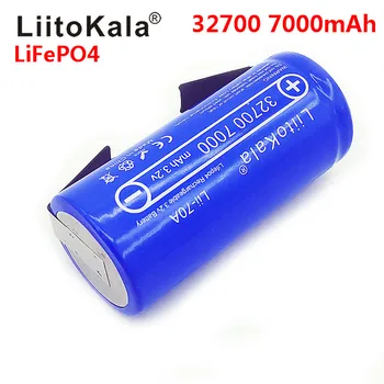 LiitoKala Lii-70.A 32700 lifepo4 3.2 v 7000mah 33A 55A šuves lente skrūvgriezis akumulatora elektrisko velosipēdu powered+Niķeļa plāksnēm,