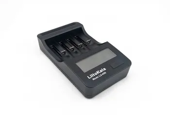 Liitokala lii400 LCD 3,7 V/1.2 V AA/AAA 18650/26650/16340/14500/10440/18500 Akumulatoru Lādētājs ar ekrānu+12V 2A Adapters USB 5V1A