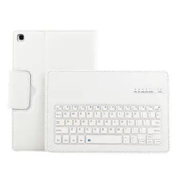 Litchi Tabletes Apvalks priekš Samsung Galaxy Tab S6 Lite 10.4 P610 P615 P618 Gadījumā Bluetooth Bezvadu Tastatūra ar Magnētisko Statīvu Vāks+Pildspalva