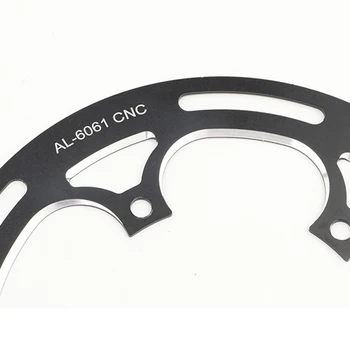 Litepro alumīnija sakausējuma saliekamo velosipēdu chainwheel ķēdes gredzenu, šaura, plata vienu ripu plāksnes 52/54T 130 BCD velosipēdu daļas, velosipēdu daļas
