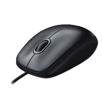 Logitech M100R Wired Optical Gaming Mouse USB 1000DPI Ergonomiski Datoru Peles
