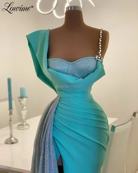 Lowime Pasūtījuma Arābu Kristāli Vakara Kleitas Ir 2021. Plus Lieluma Dubaija Puse Kleita Balles Kleitas Slavenība Dress Vestidos De Noche