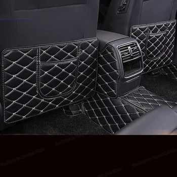 Lsrtw2017 Šķiedras Ādas Automašīnu Sēdekļu Aizmugurējo Vāciņu Anti-kick par Volkswagen Passat B8 Variantu, B7, B8 2012. - 2020. Gadam Vw Piederumi Auto