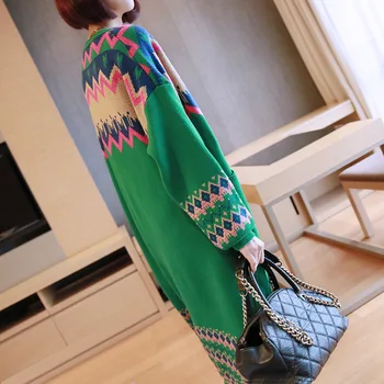Lugentolo Sieviešu Džemperis Rudens Jaunas Adīt Jaciņa Zaudēt Gadījuma Modes Kabatas Svītrainām Drukāt Ilgi Pilnu Sieviešu Džemperis