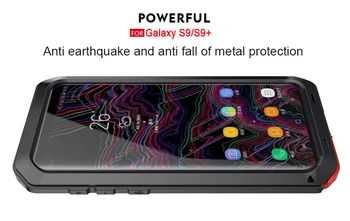 Luksusa Bruņas Metāla Pilnīgu Aizsardzību Gadījumā, ja Samsung Galaxy S5 S6 S7, Ņemiet vērā, 10 Pro 9 5 8 Malas S8 S9 S10 Plus S10e Triecienizturīgs Cove