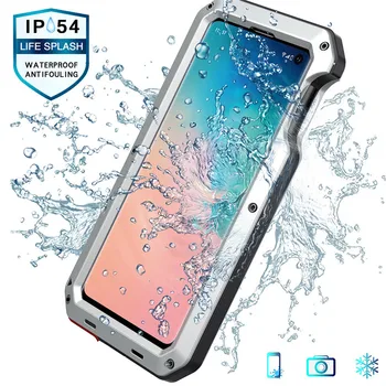 Luksusa Doom Bruņas Case For Samsung Galaxy S10E Metāla Gadījumos S10 Plus Triecienizturīgs Pilna Aizsardzības Izturīgs Militārās Aizsardzības Būtiska