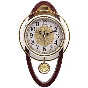 Luksusa Liels Sienas Pulkstenis Vintage Mūsdienu 3d Skatīties Sienas Pulkstenis Šūpoles Pulkstenis Karājas Galdi Noplucis Šiks Dzīvojamā Istaba Guļamistaba Horloge 50