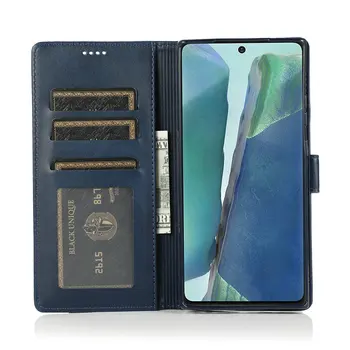 Luksusa Vienkāršā Ādas 360 Aizsargātu Samsung Note20 Ultra Gadījumā, Samsung, Ņemiet vērā, 20 Flip Cover for Samsung Galaxy Note 20 Ultra Būtiska