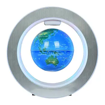 LumiParty 4 Collas Kārta LED Peldošās Pasaulē Magnētiskā Levitation Gaismas Mājas Darbvirsmas Dekoru 10,5 cm