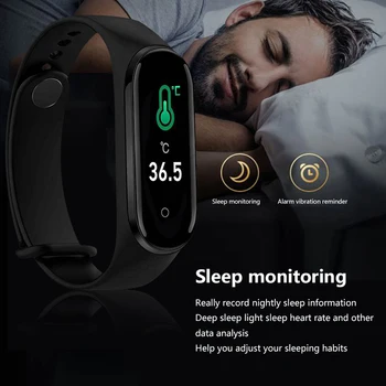 M5 Pro Bluetooth Smart Josla Sporta Fitnesa rokassprādze Skatīties Tracker Smartband asinsspiediens, Sirds ritma Monitors Ūdensizturīgs Wristban