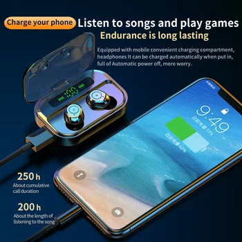 M7s TWS Bluetooth Austiņas Bezvadu Sporta Earbuds HD Stereo Trokšņa Samazināšanas Mūzikas Gaming Austiņas, Par Xiaomi Iphone, Huawei