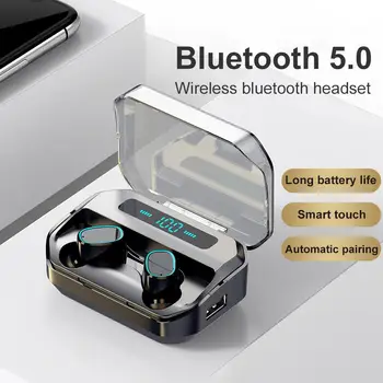 M8 Bluetooth 5.0 Austiņas 2200mAh Uzlādes Box Bezvadu Austiņu 9D Stereo Sporta Ūdensizturīgs Earbuds, Austiņas Ar Mikrofonu