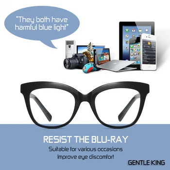 MAIGA KARALIS Anti Zilās Gaismas Lēcas, Brilles Rāmis TR90 Spectascle Bloķēt Blue-ray Eyewears Vīrieši Sievietes Rāmji, Brilles
