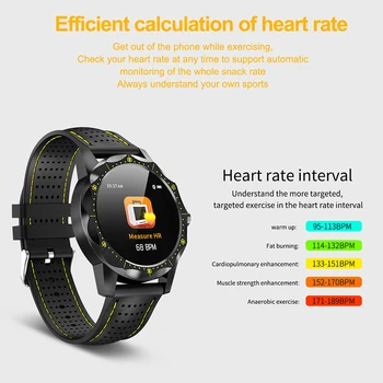 MNWT Smart skatīties IP68 Ūdensnecaurlaidīga Fitnesa Tracker Sirds ritma Monitors asinsspiediens Sievietēm vīriešu Pulkstenis Smartwatch Android, IOS