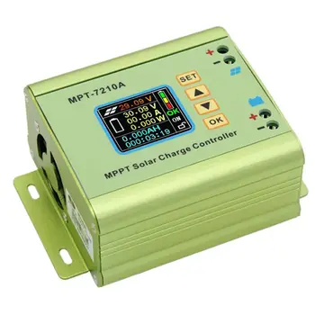 MPPT Saules Uzlādes Kontrolieris Litija Akumulators 24V 36V 48V 60V 72V 0-10A 7210A B85C