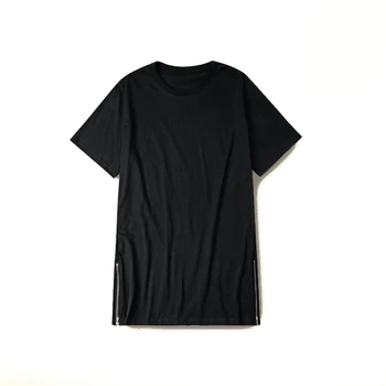 MRMT ir 2021. ilgi, t krekls Vīriešiem Hip Hop Melns t-krekls ar āķu jedām, ļoti Gara tee krekls vīriešu Rāvējslēdzēju Topi Pār Lielums Streetwear tshirt