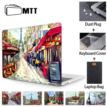 MTT Eiffel Tower Case For Macbook Air, Pro 11 12 13 15 16 collu 2020. gadam Lakots Vāks mac book pro 13.3 a2289 a2251 Klēpjdators Piedurkne