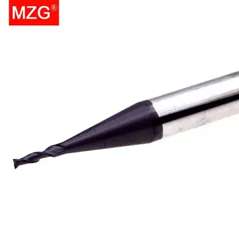MZG 2 Flauta Griešanas HRC50 Pagarinās Beigām Dzirnavas 75L 2mm 4mm Apstrādes Volframa Tērauda Bitu frēze
