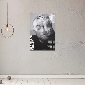 Mac Miller Aprindās Albumu, Plakātu, Moderna Stila Audekls Drukāt Glezniecības Mākslas Eju Dzīvojamā Istaba Unikāls Apdares