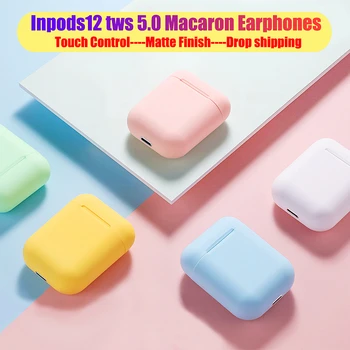 Macaron Tws 5.0 Bluetooth Austiņas In-ear Austiņas Spēļu Konfektes, Krāsu, Stereo Bass Austiņas Ar Mikrofonu Bezvadu Austiņas un earbuds