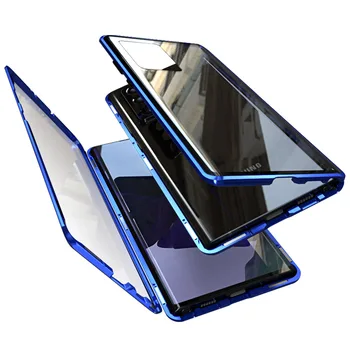 Magnētiskais Metāla Case For Samsung Galaxy note 10 Lite S10 s20 fe A30S A50 A51 A70 A71 a41 A10 A21S 5G M51 M21 M31 Lietu Vāku Būtiska