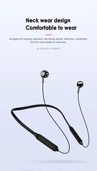 Magnētiskā Bezvadu bluetooth 4.2 Austiņas mūzikas austiņas Tālruņa Neckband sporta Earbuds, Austiņas ar Mikrofonu Priekš iPhone, Samsung Xiaomi