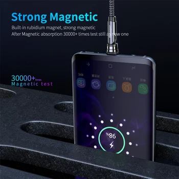 Magnētiskā Kabeļa Mikro USB C Tipa Kabeli Android Ātri Magnēts Uzlādes Lādētājs Tālrunis, Kabeļu vadu Magnētisko blind plug Essager