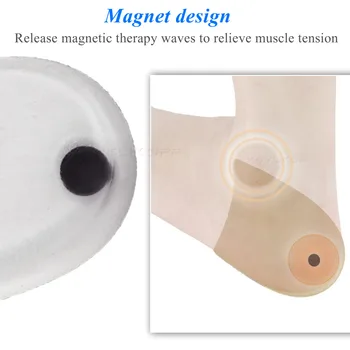Magnētiskā Papēža Spilventiņu Starpzoles O/X-kājas Iekšpusē vai Ārpusē Orthotics Kurpes Pad Soft Magnēts Silikona Gēla Zolītes Palīdzības Calcaneal Sāpes
